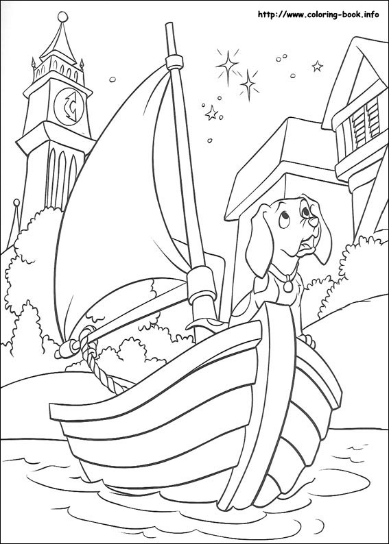 101 Dalmatians coloring picture